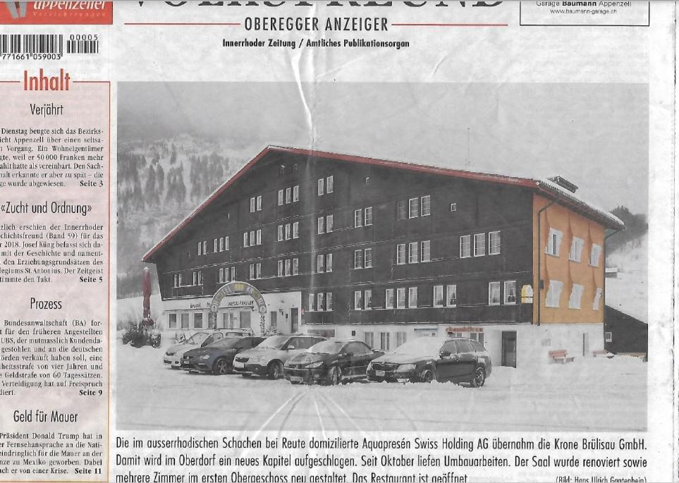 Blaue Krone Brulisau Exterior photo